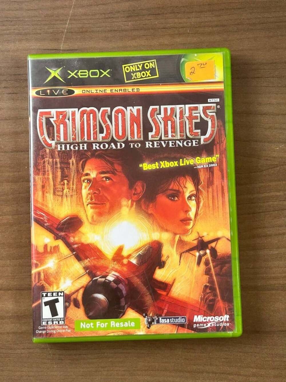Crimson Skies: High Road to Revenge - Original Xbox Game - Complete & Tested